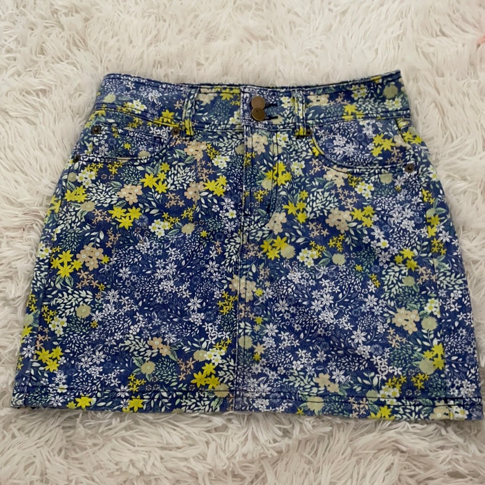 jean skirt